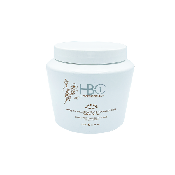 Masque anti-chutes graines de lin 1000ml – cosmetiques hbc one – site